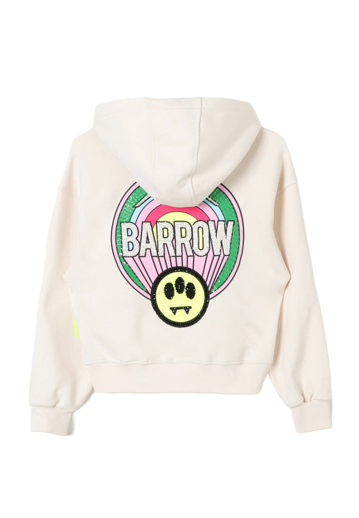 Beiger Kapuzenpullover für Mädchen