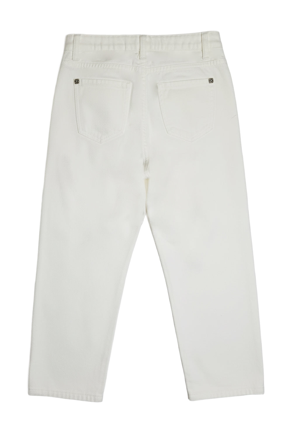 Jeans blancs pour filles