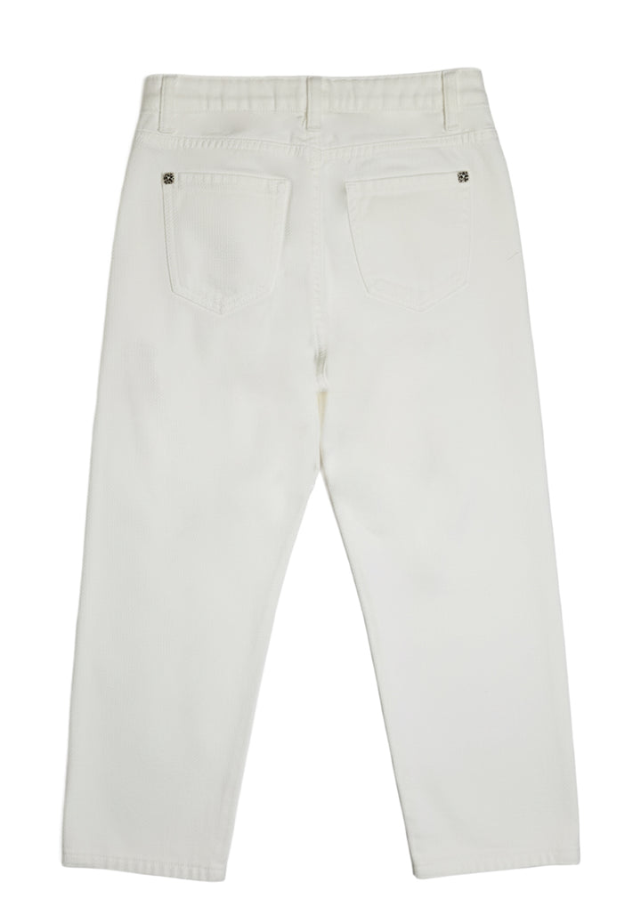 Jeans blancs pour filles