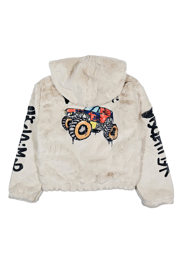 Chaqueta beige para niño