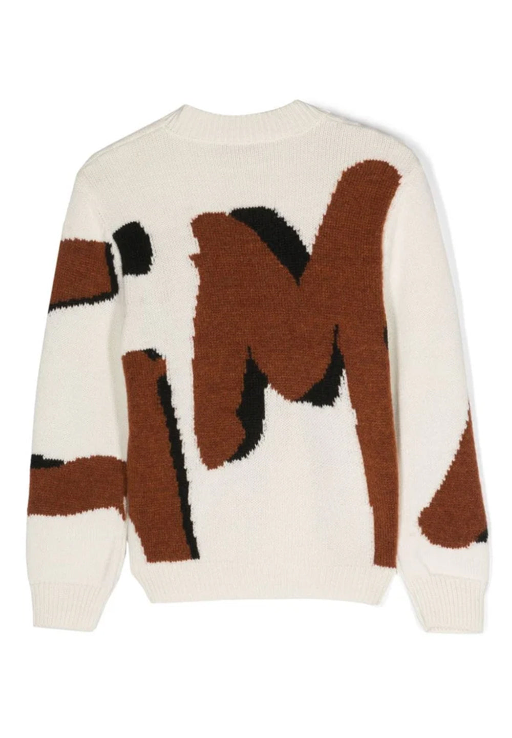 Cremefarbener Pullover für Mädchen