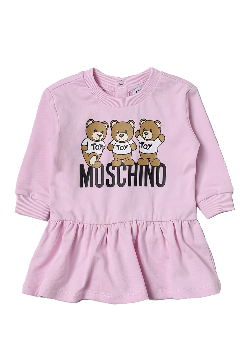 Vestido rosa para recién nacida