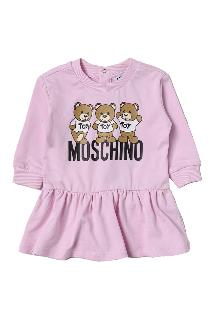 Vestido rosa para recién nacida