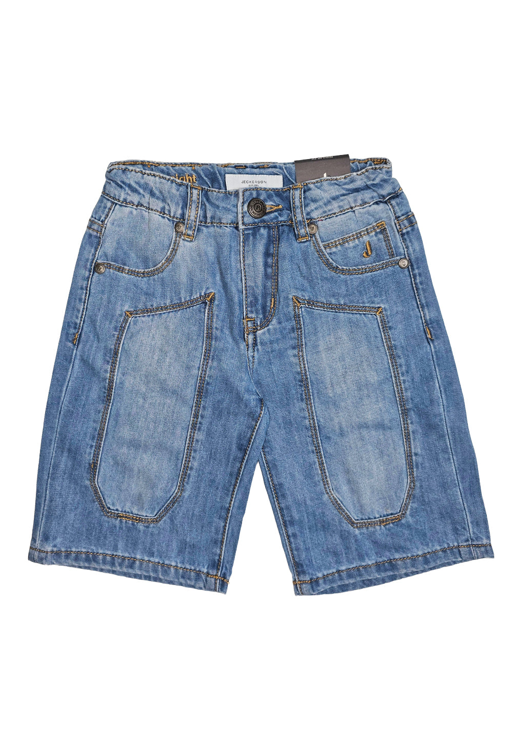 Blue denim Bermuda shorts for boys
