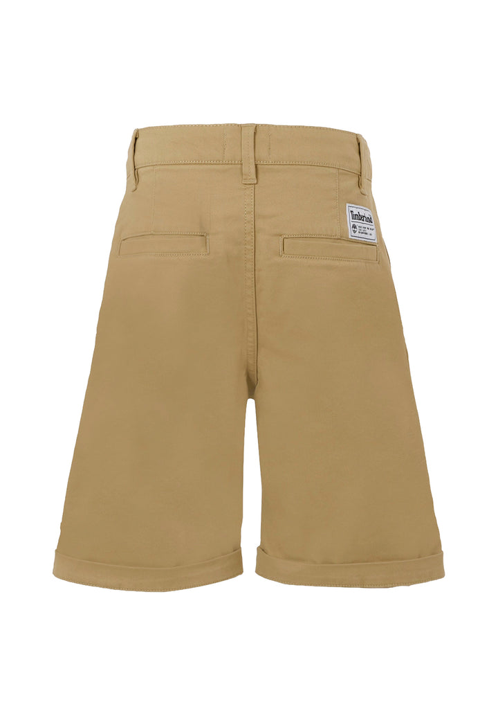 Bermudas beige para niño