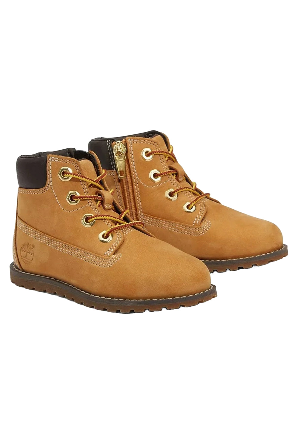 Brauner Stiefel für Neugeborene