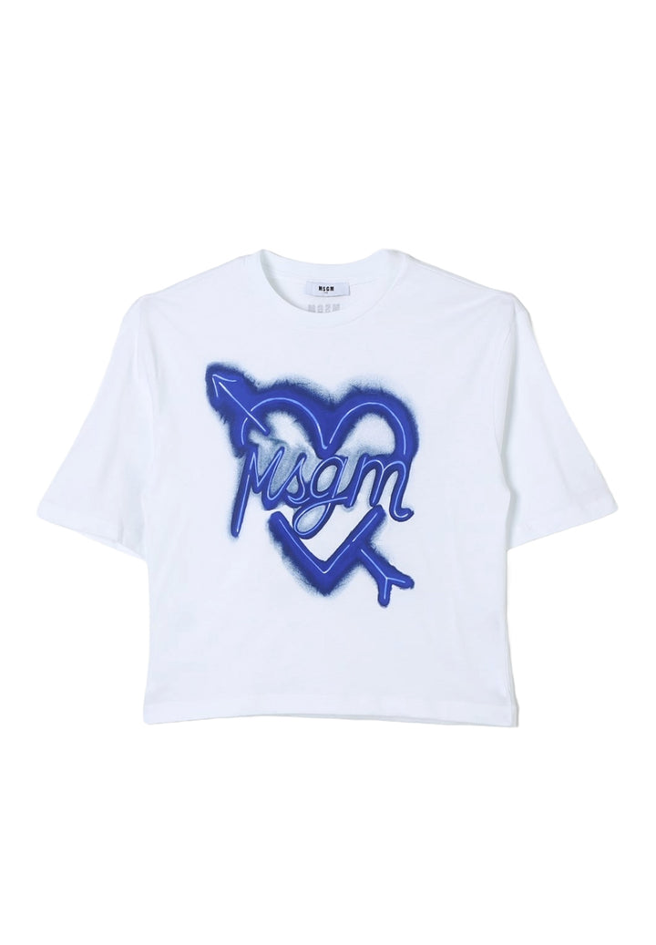 Camiseta blanca para niña