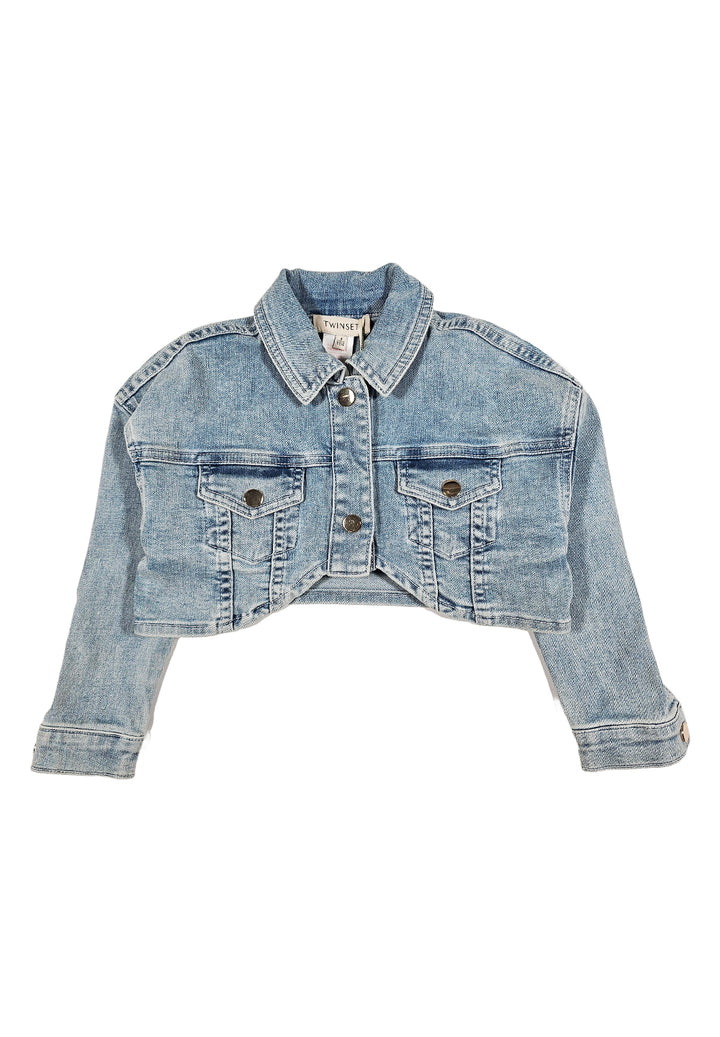 Blue denim jacket for girls