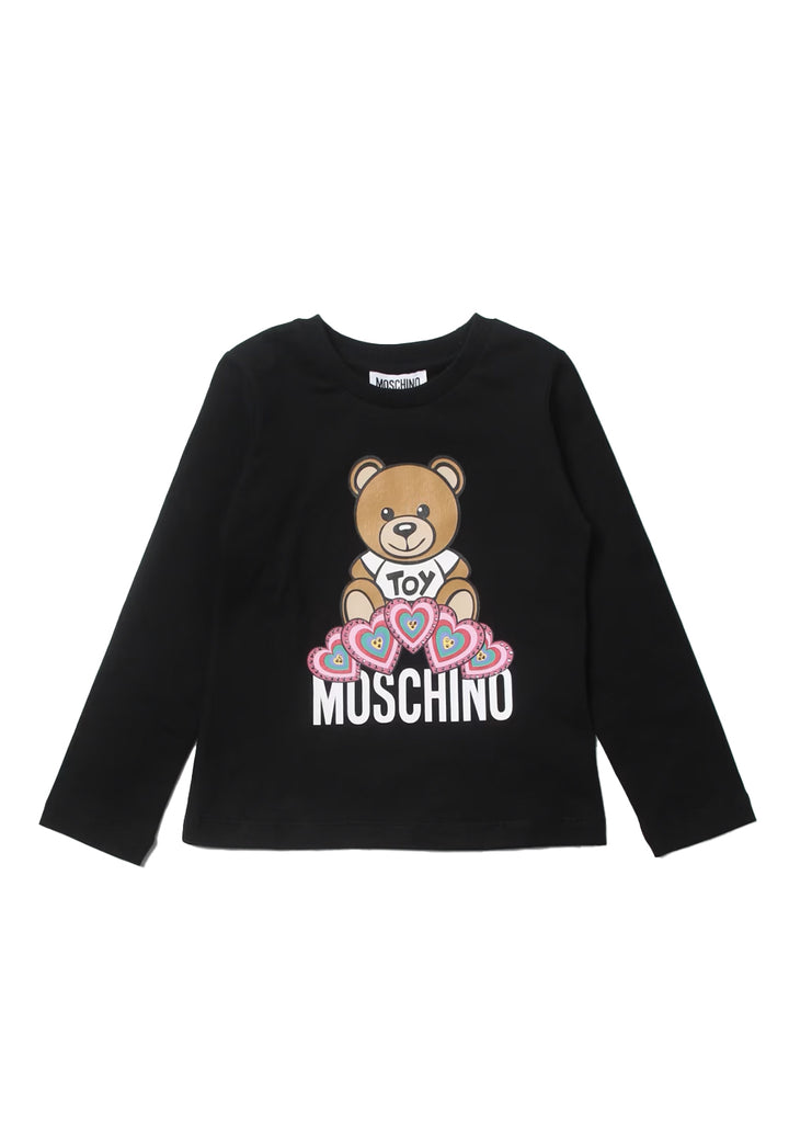 T-shirt noir pour fille