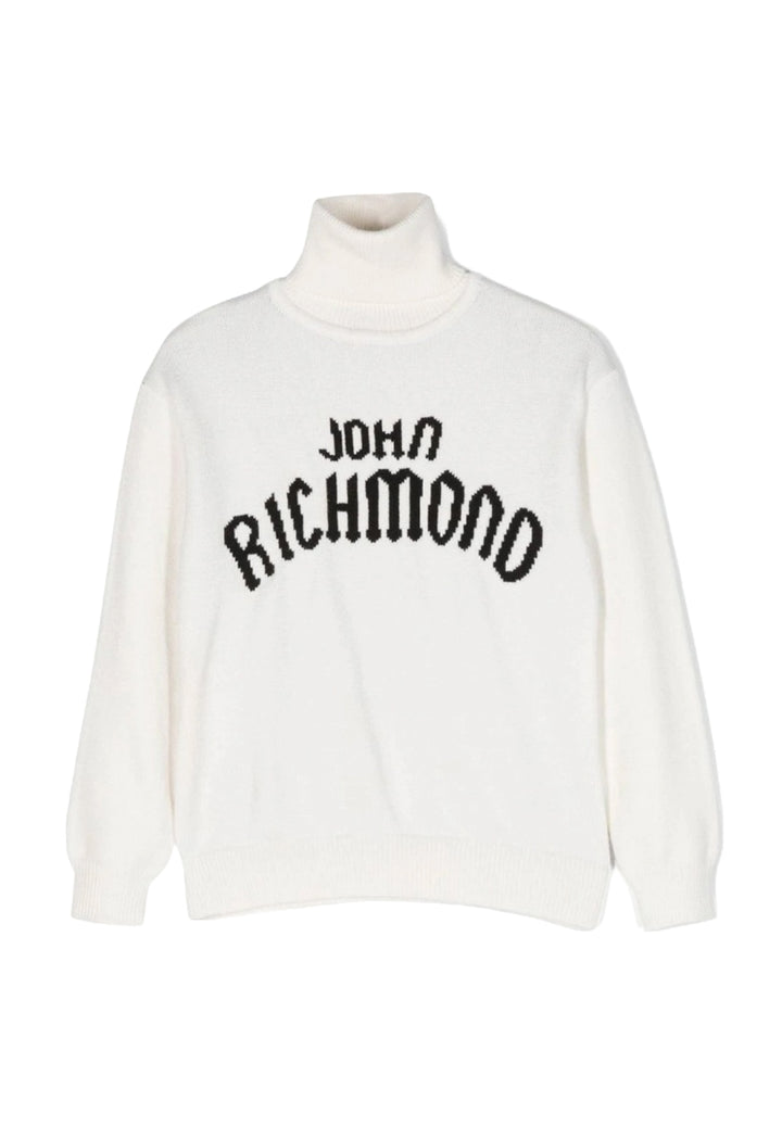 Pull blanc pour enfant