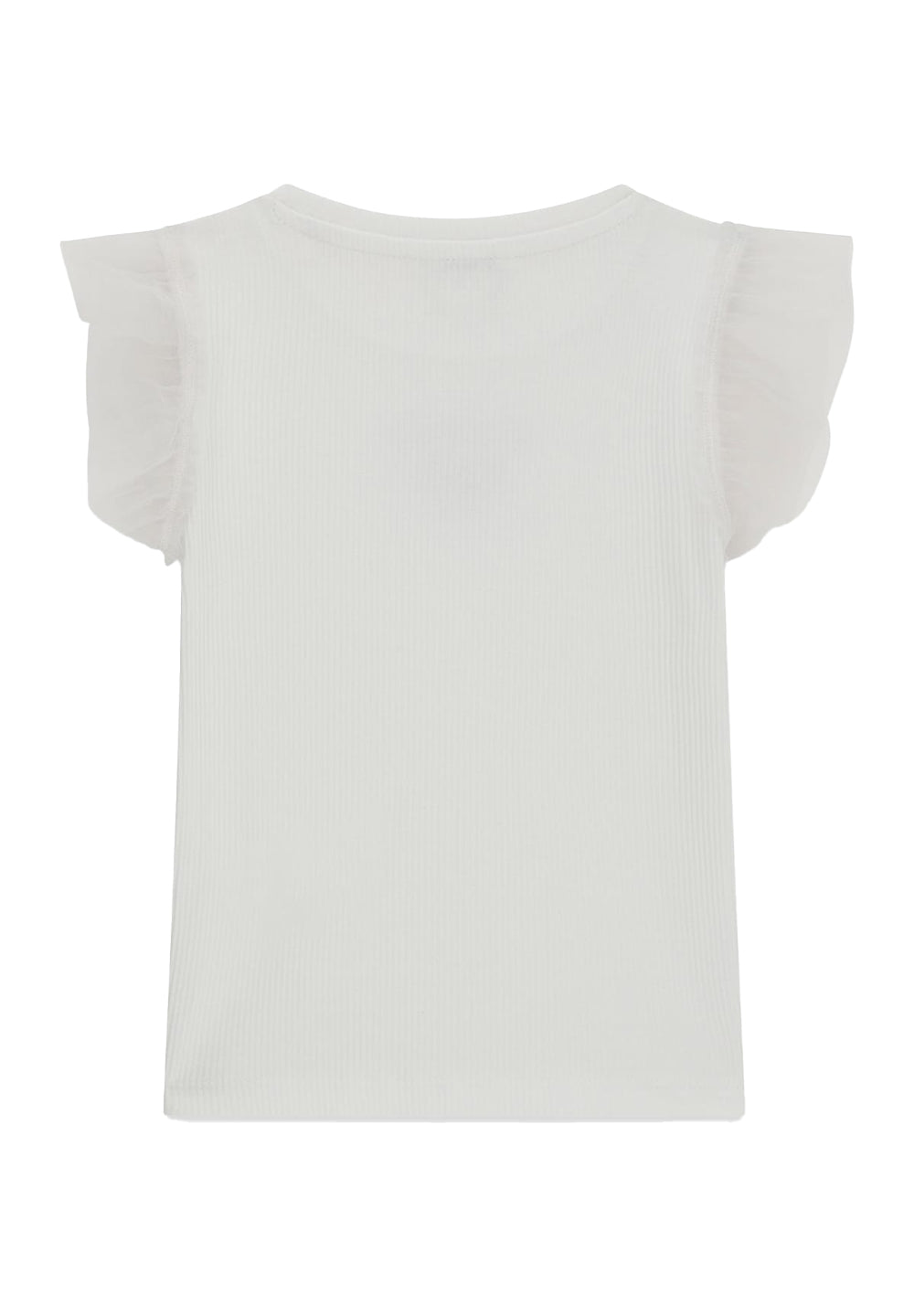 Camiseta blanca para niña
