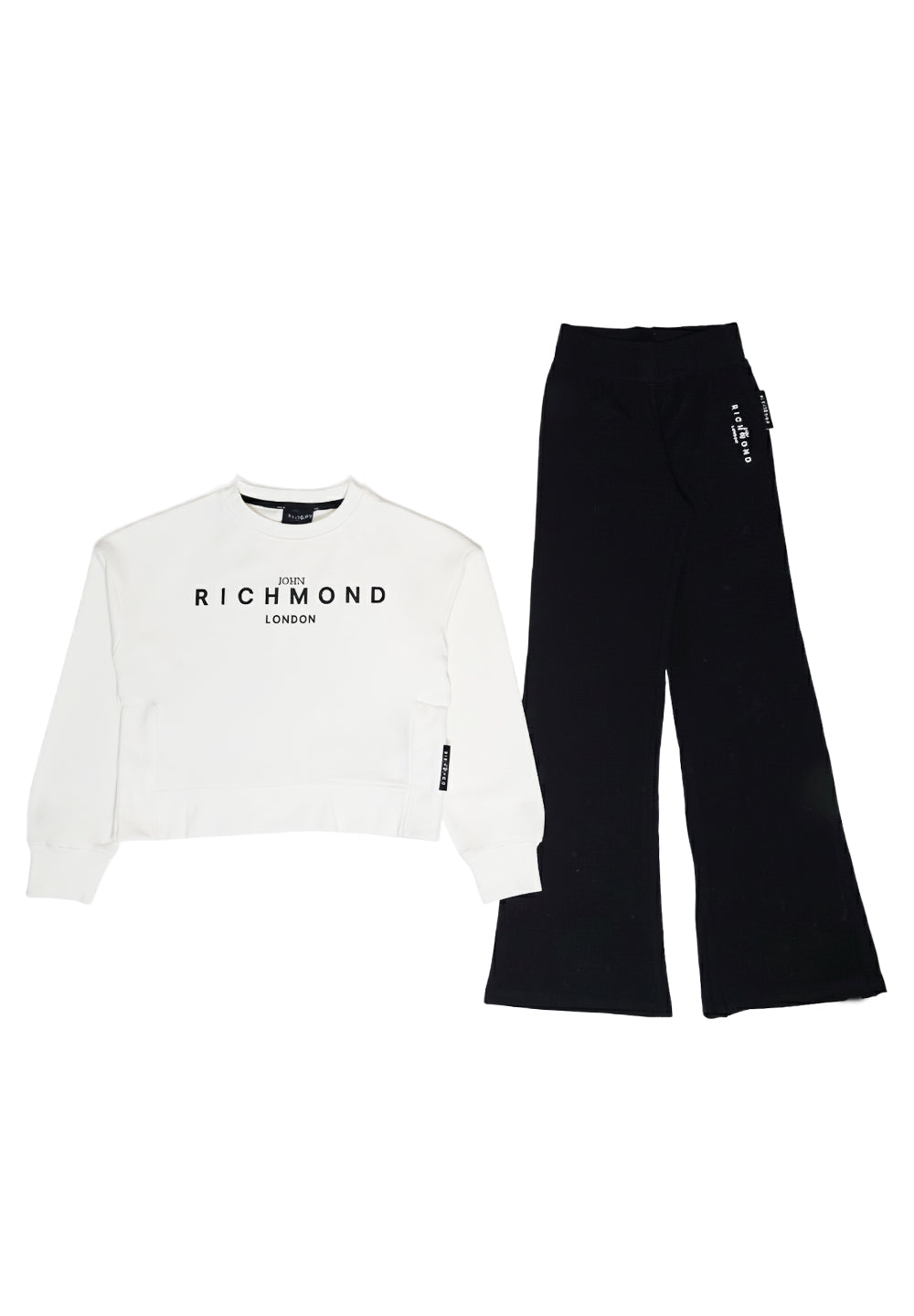 Schwarz-weißes Outfit für Mädchen