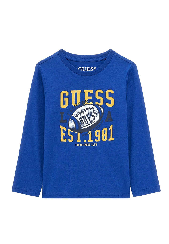 Camiseta azul real para bebé