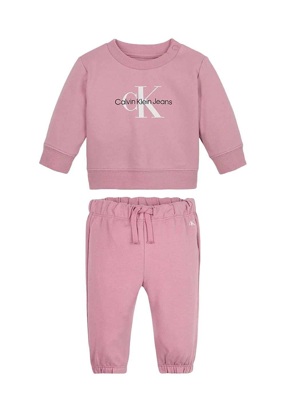 Ensemble sweat-shirt rose pour bébé fille