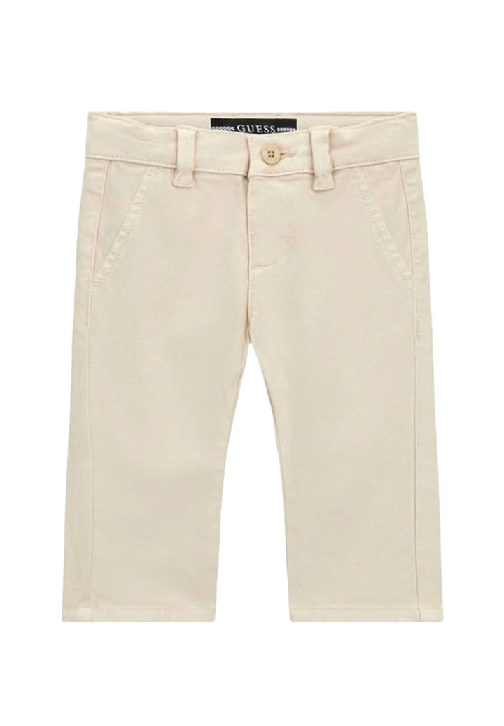 Beige trousers for newborn