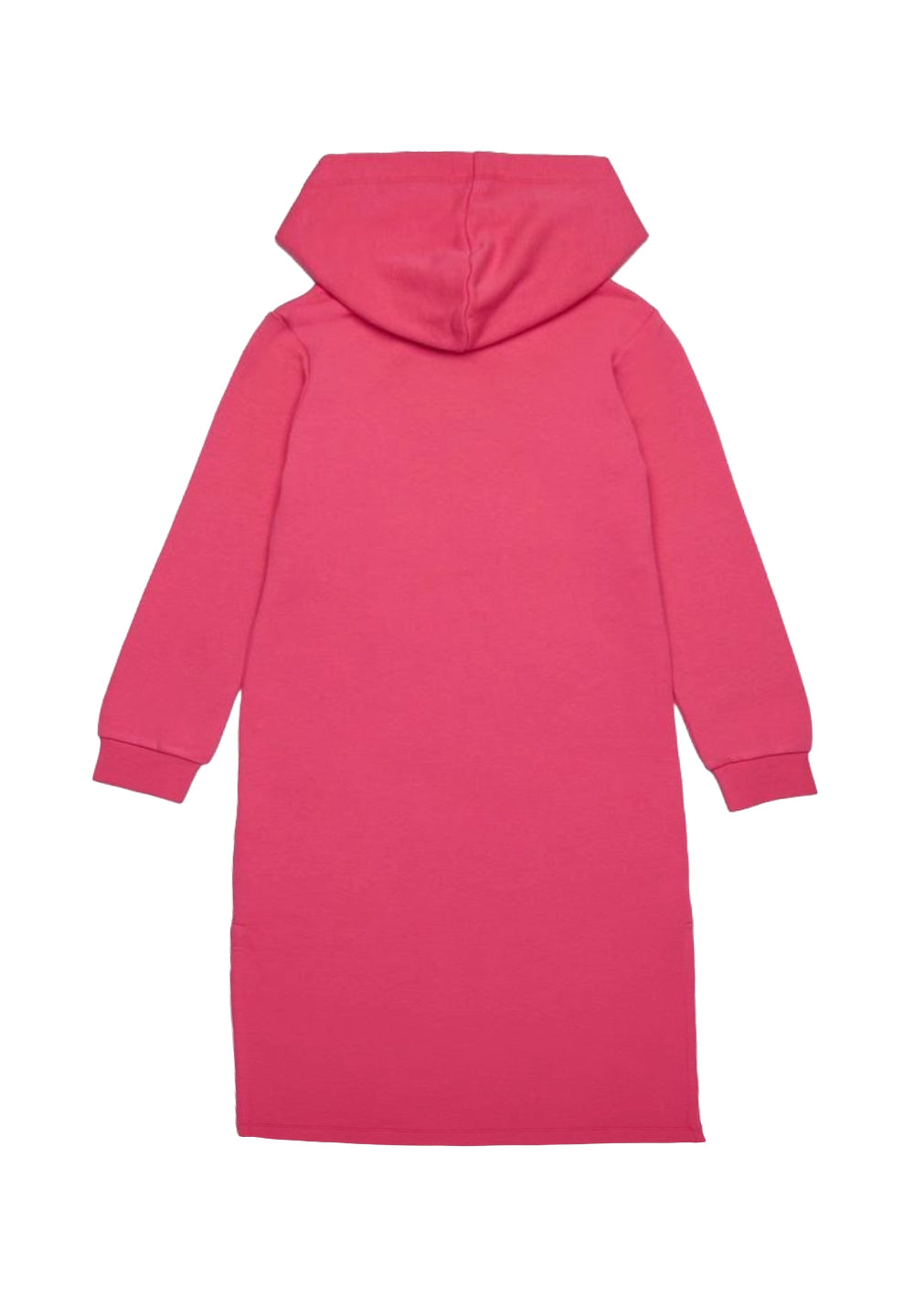 Fuchsiafarbenes Sweatshirtkleid für Mädchen