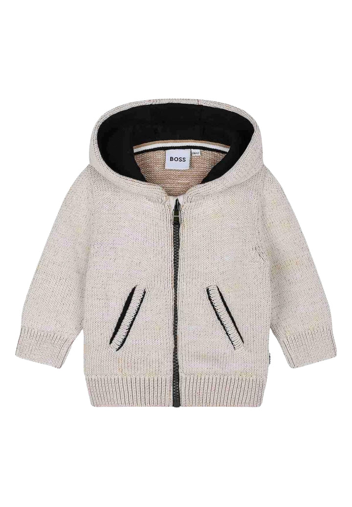 Cárdigan beige para recién nacido