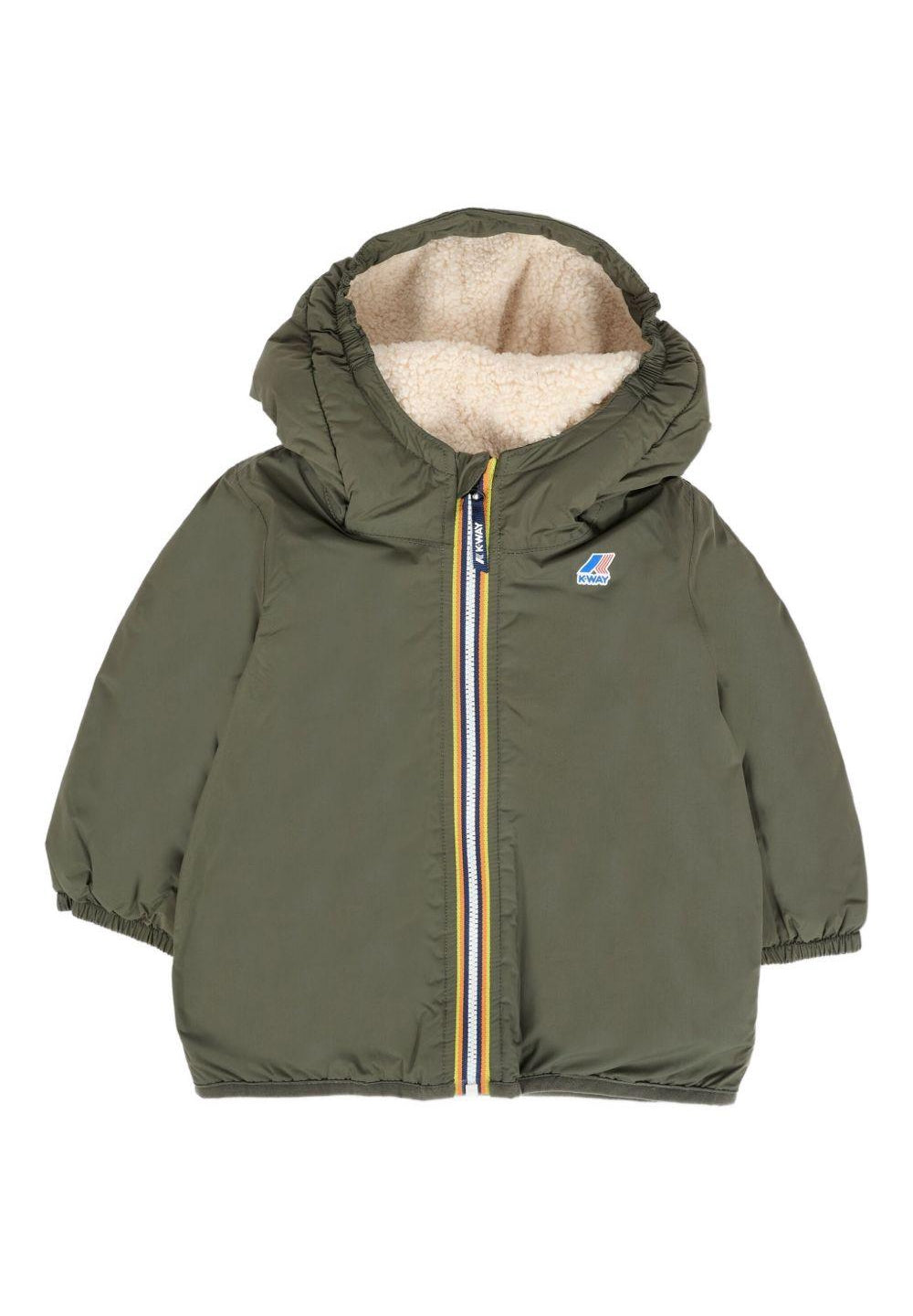 Grüne Jacke für Neugeborene