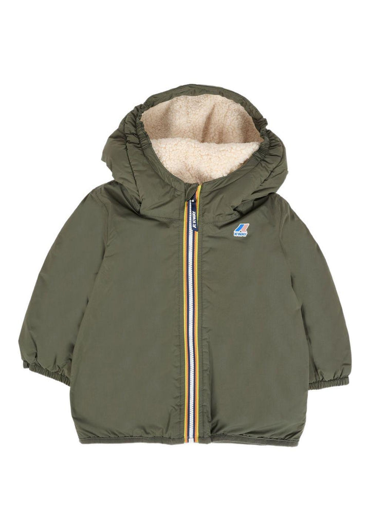 Grüne Jacke für Neugeborene