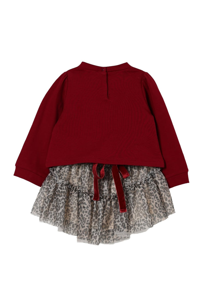 Red spotted outfit for baby girl