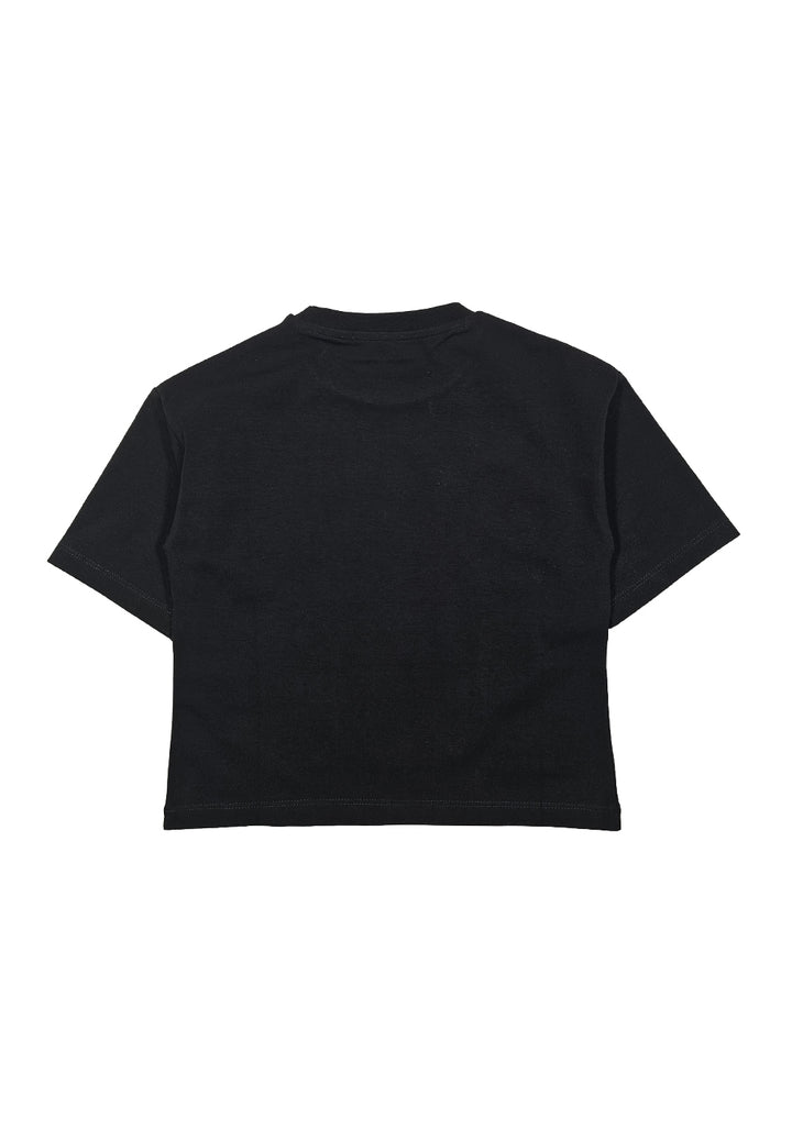 T-shirt nera per bambina - Primamoda kids
