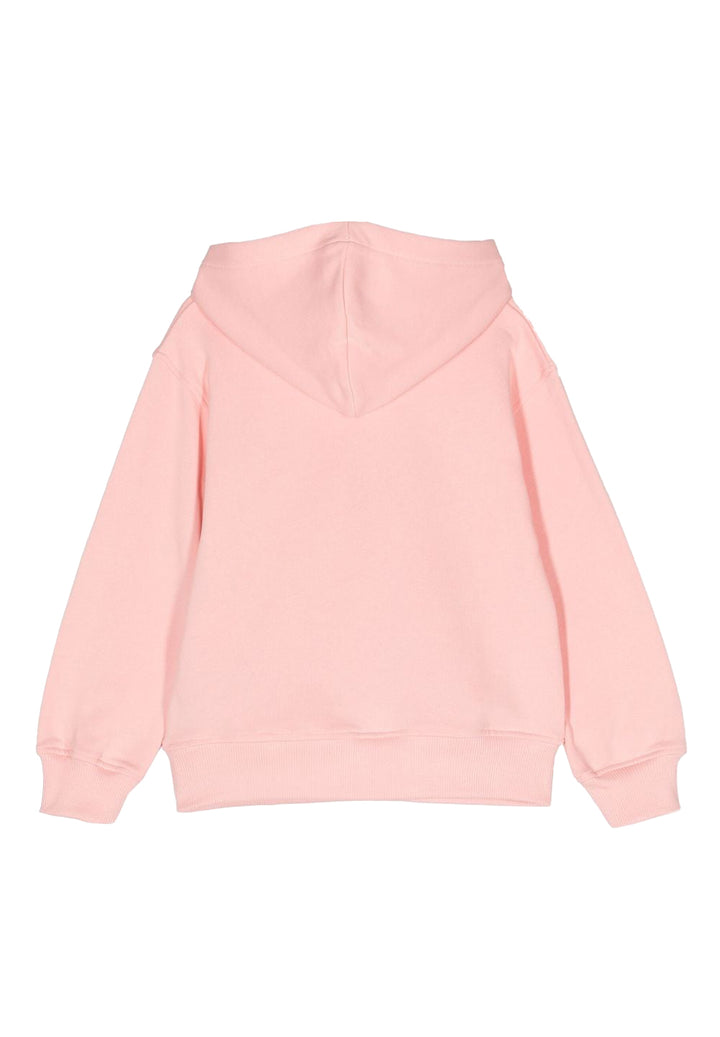 Sudadera con capucha rosa para niña