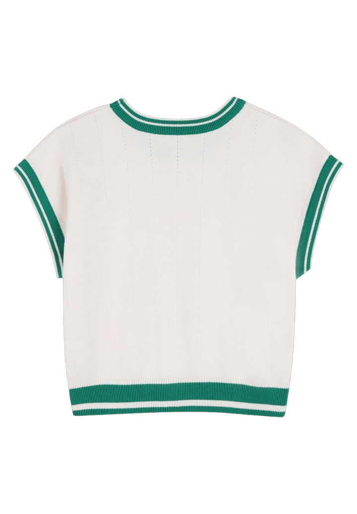 Pull ivoire pour fille