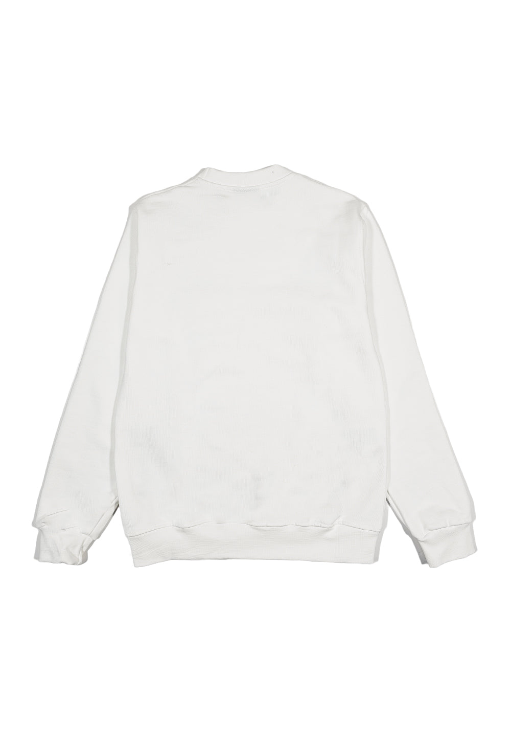 Weißes Sweatshirt mit Rundhalsausschnitt für Jungen