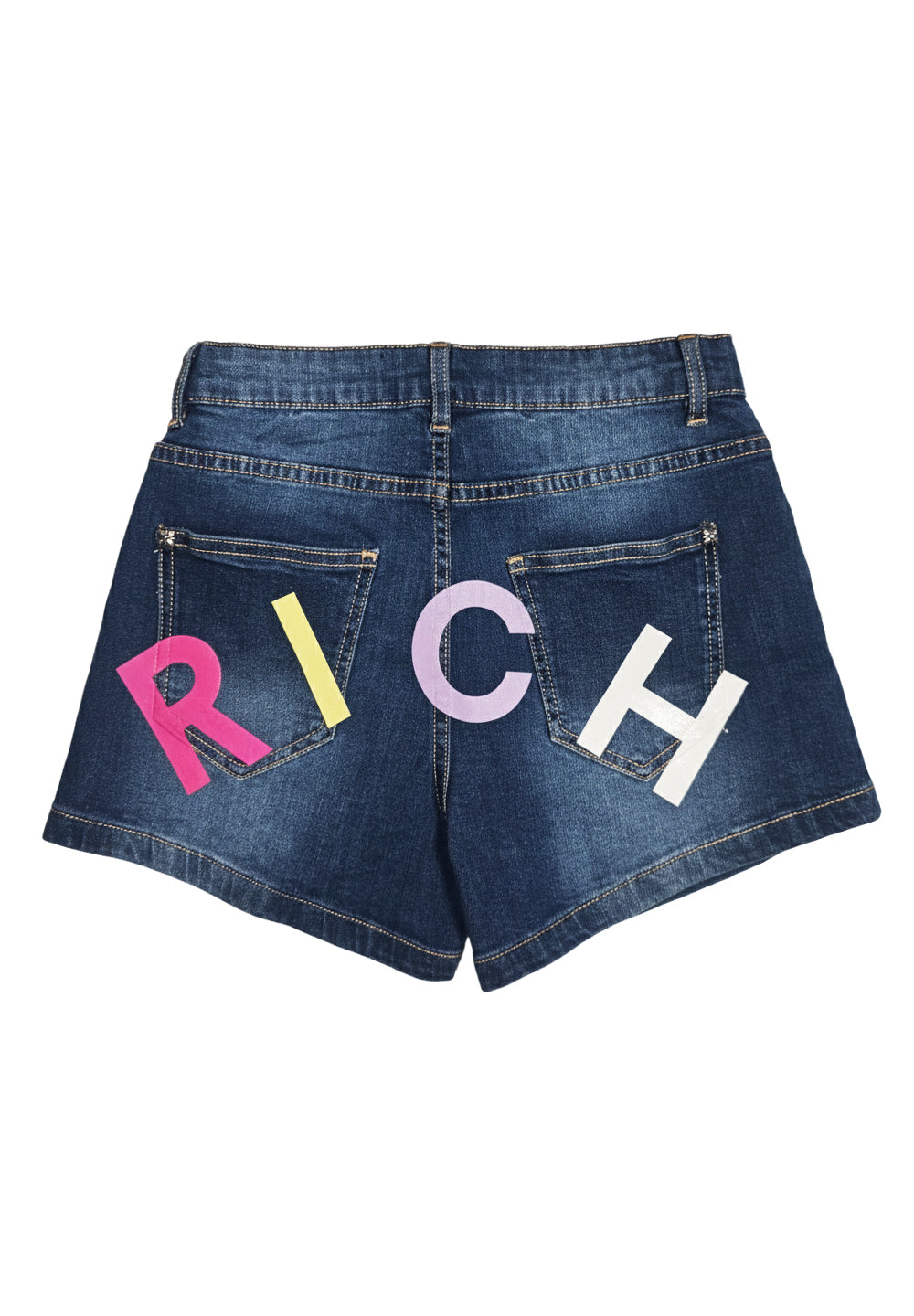 Blue denim shorts for girls