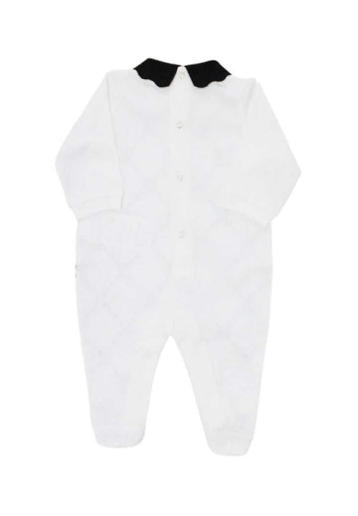 Pelele blanco para recién nacida