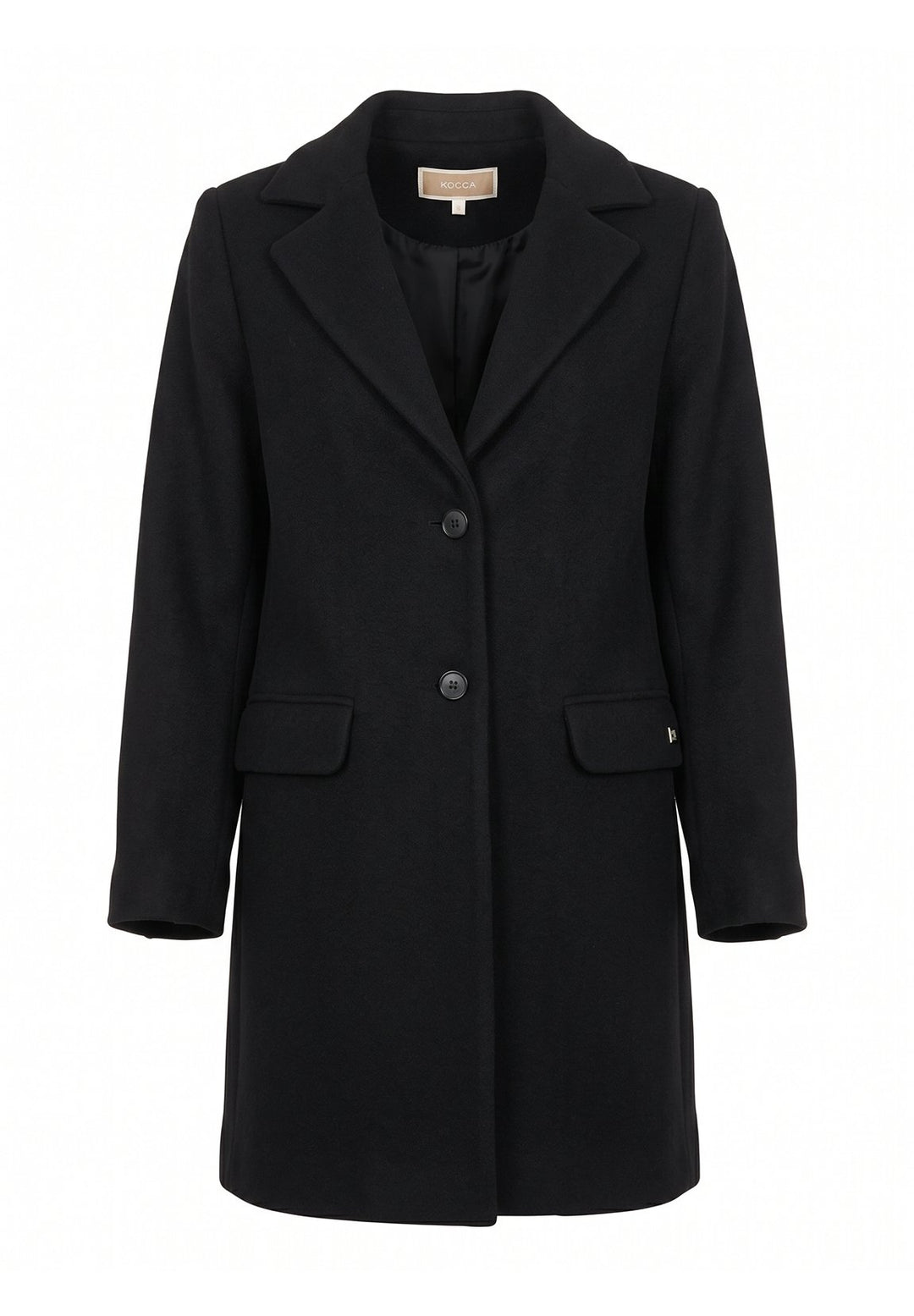 Cappotto nero per bambina