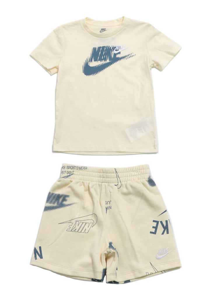 Cream-colored baby outfit