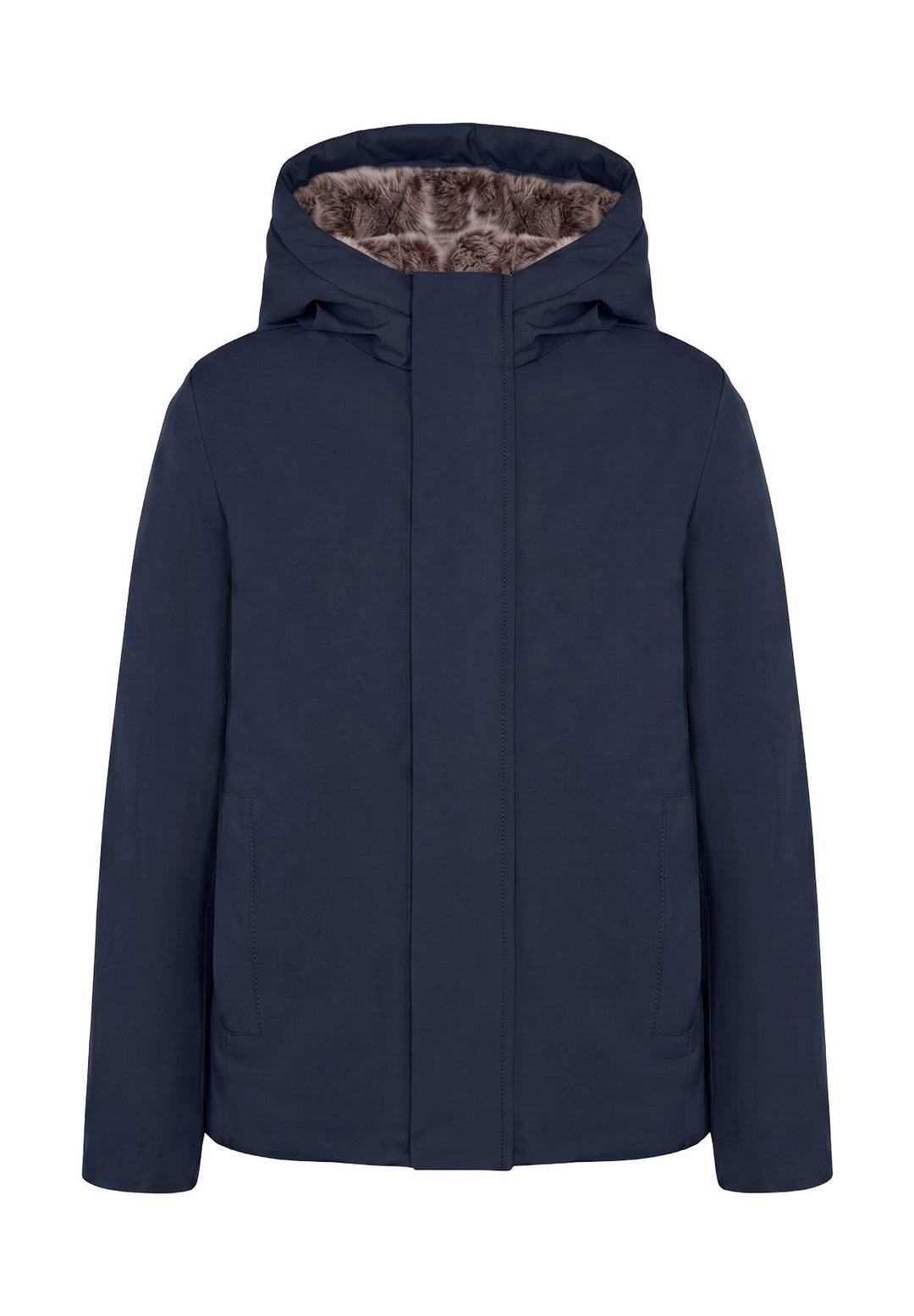 Giubbotto blu navy per neonato