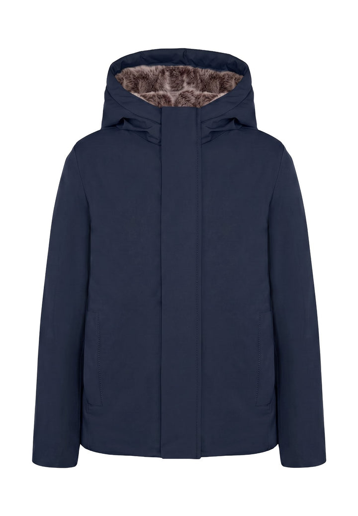 Giubbotto blu navy per neonato