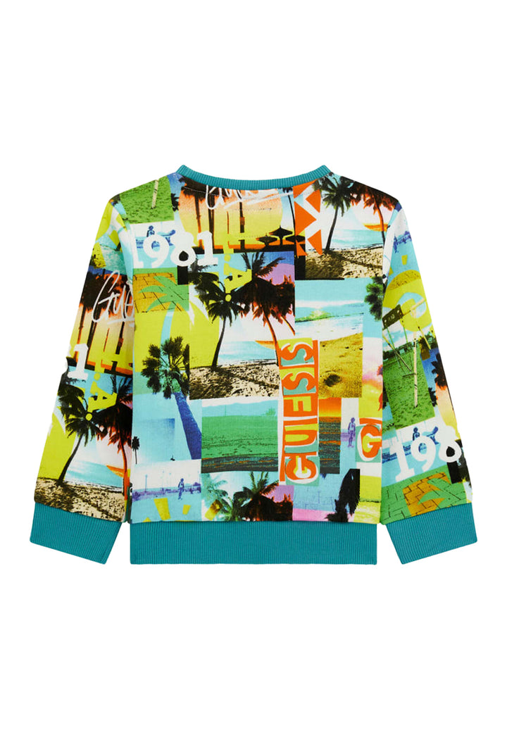 Multicolor crewneck sweatshirt for kids