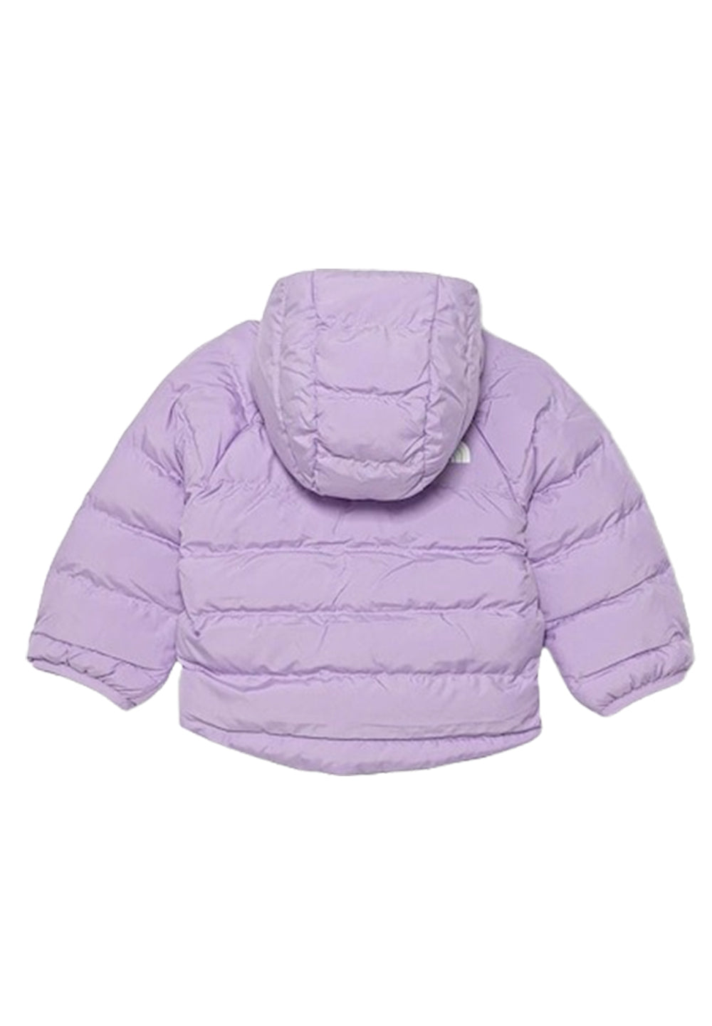 Reversible lilac jacket for baby girl