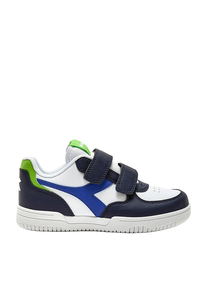 Chaussures blanches et bleues pour nouveau-nés