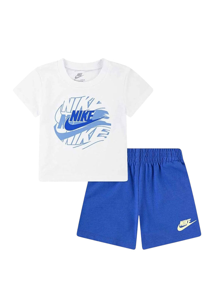 White and blue outfit for a boy