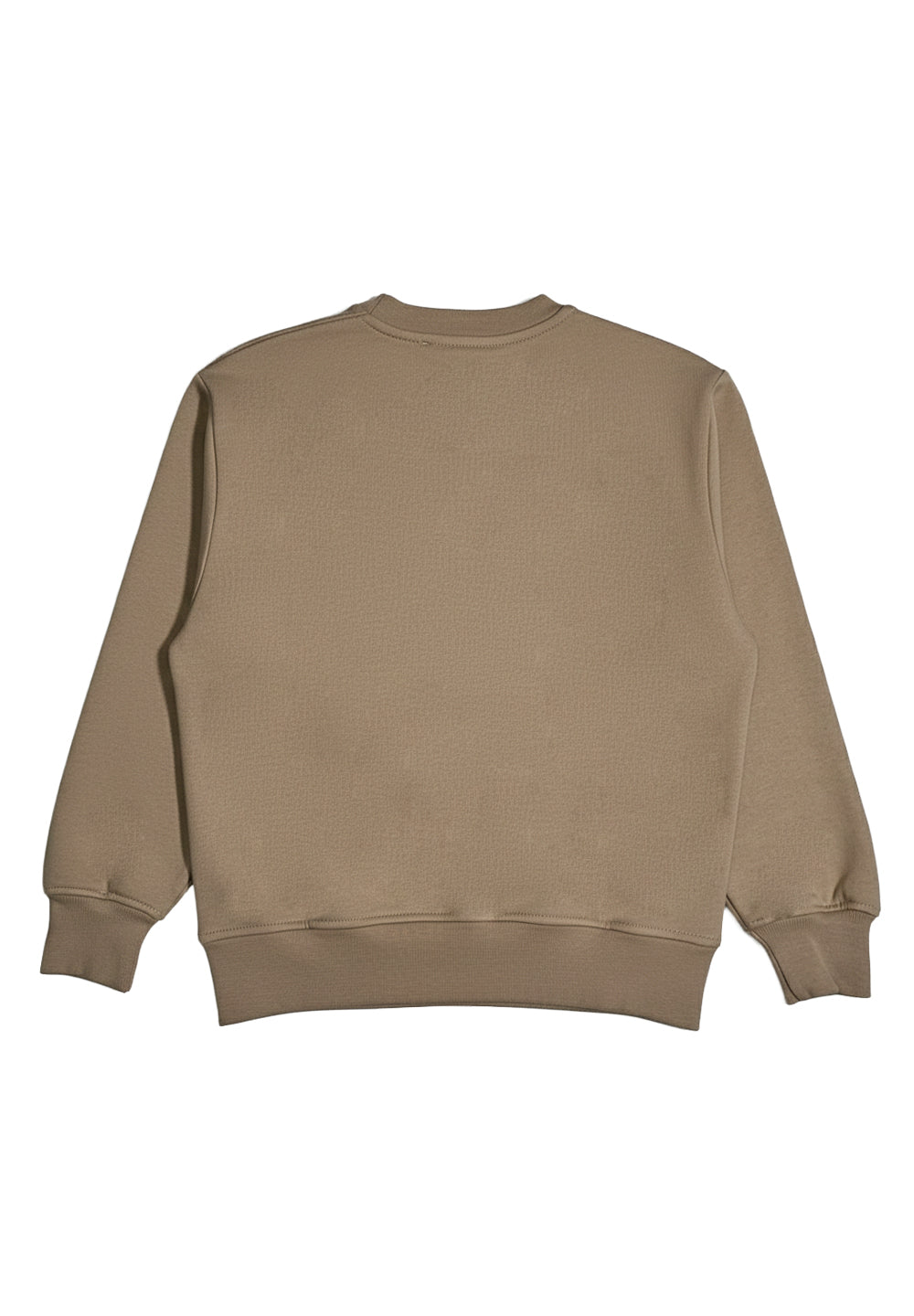Brown crewneck sweatshirt for kids
