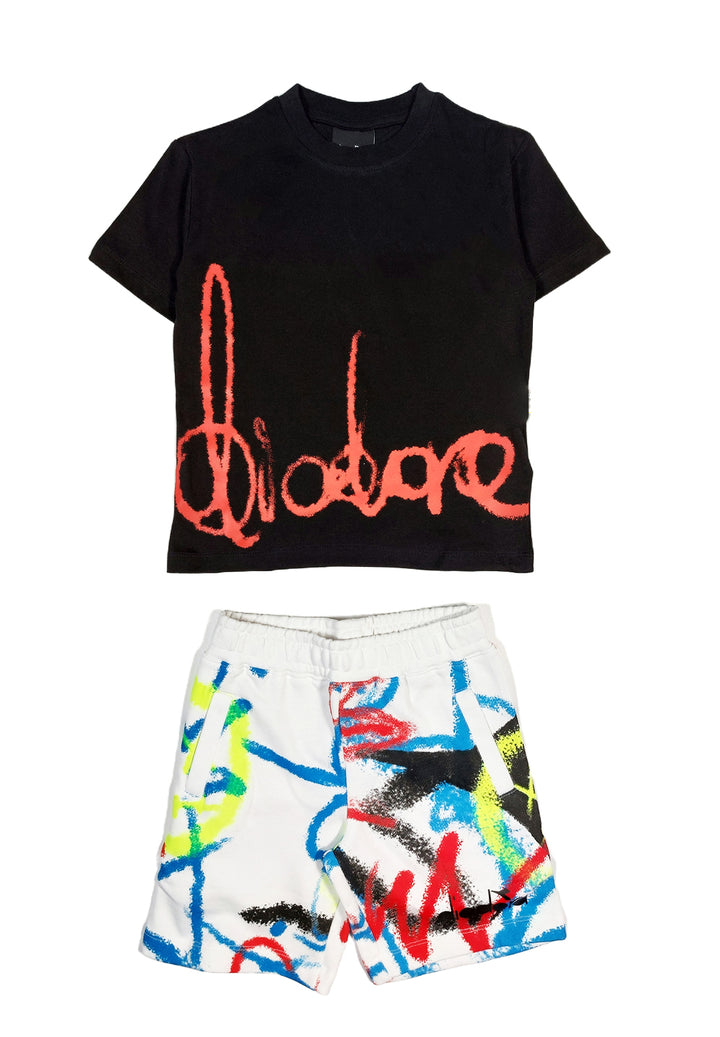 Conjunto en blanco y negro para niño