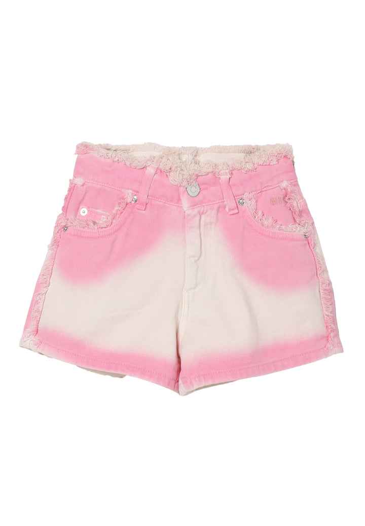 Shorts de mezclilla rosas para niña
