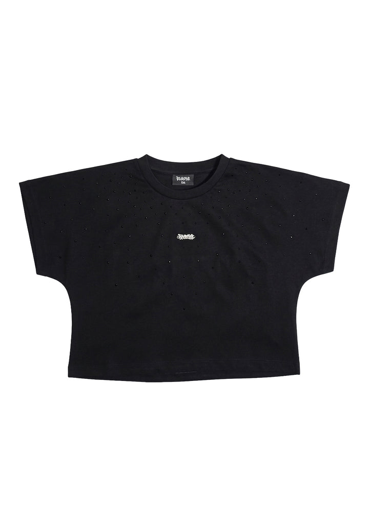 T-shirt noir pour fille