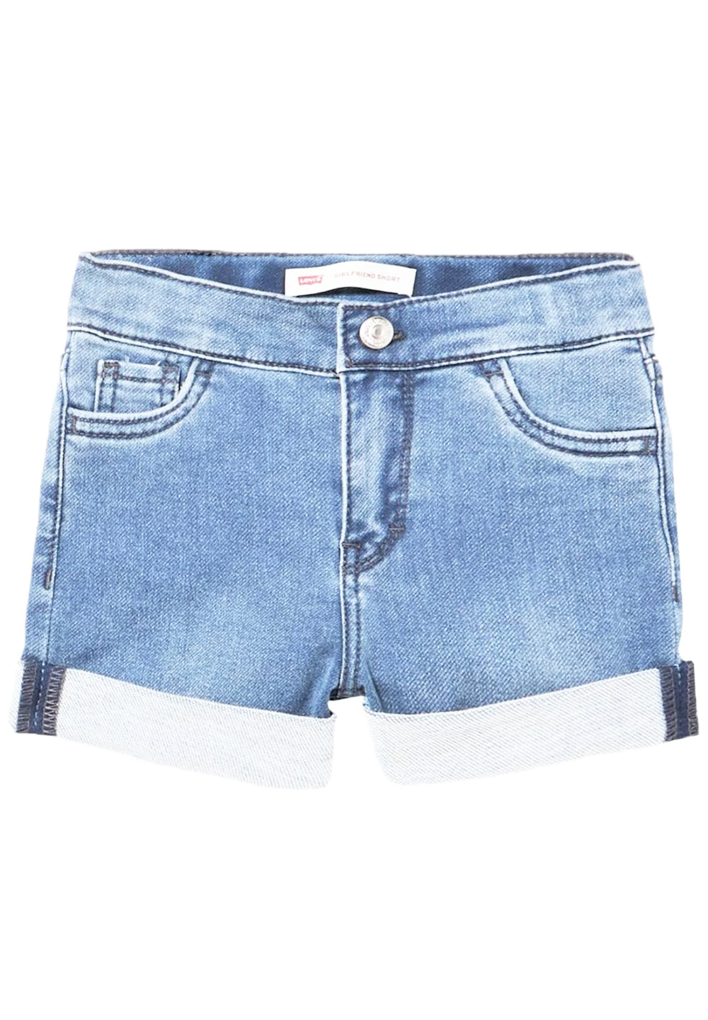 Shorts vaqueros azules para bebé niña