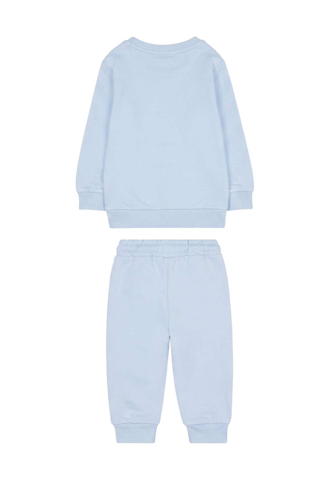 Hellblaues Sweatshirt-Set für Babymädchen