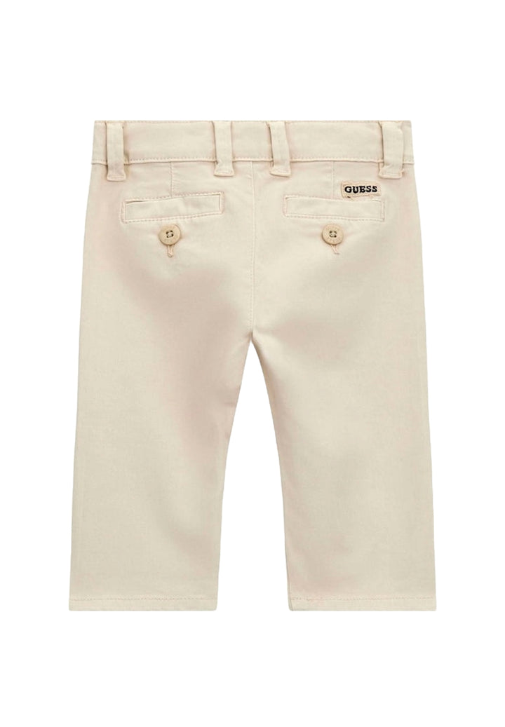 Beige trousers for newborn