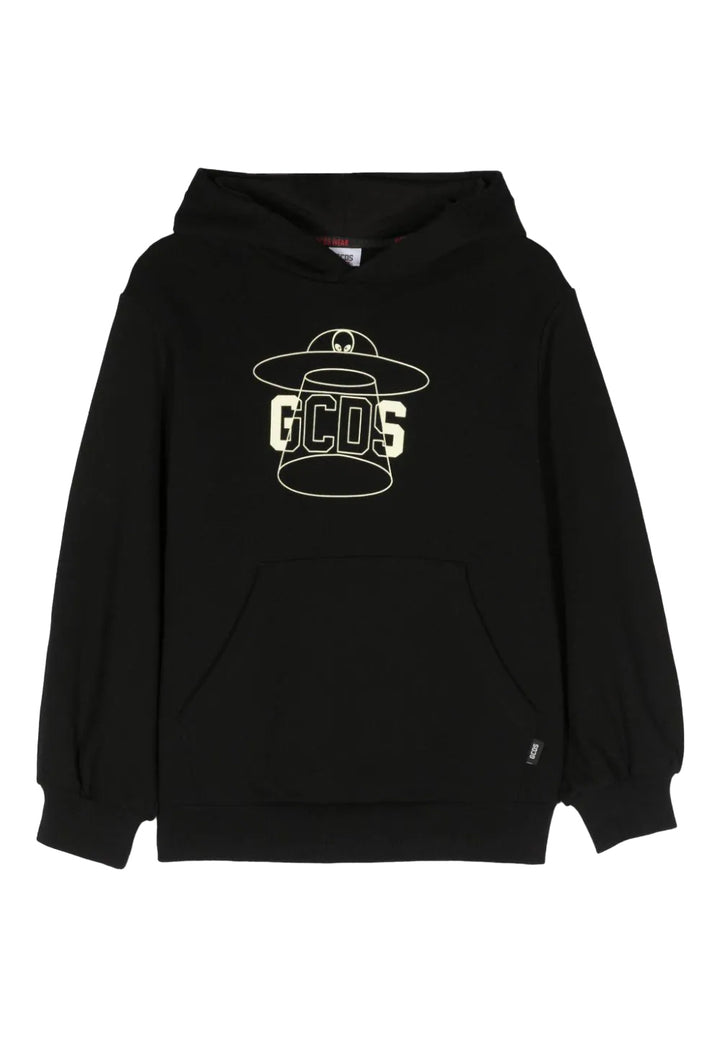 Sweat à capuche noir pour enfants