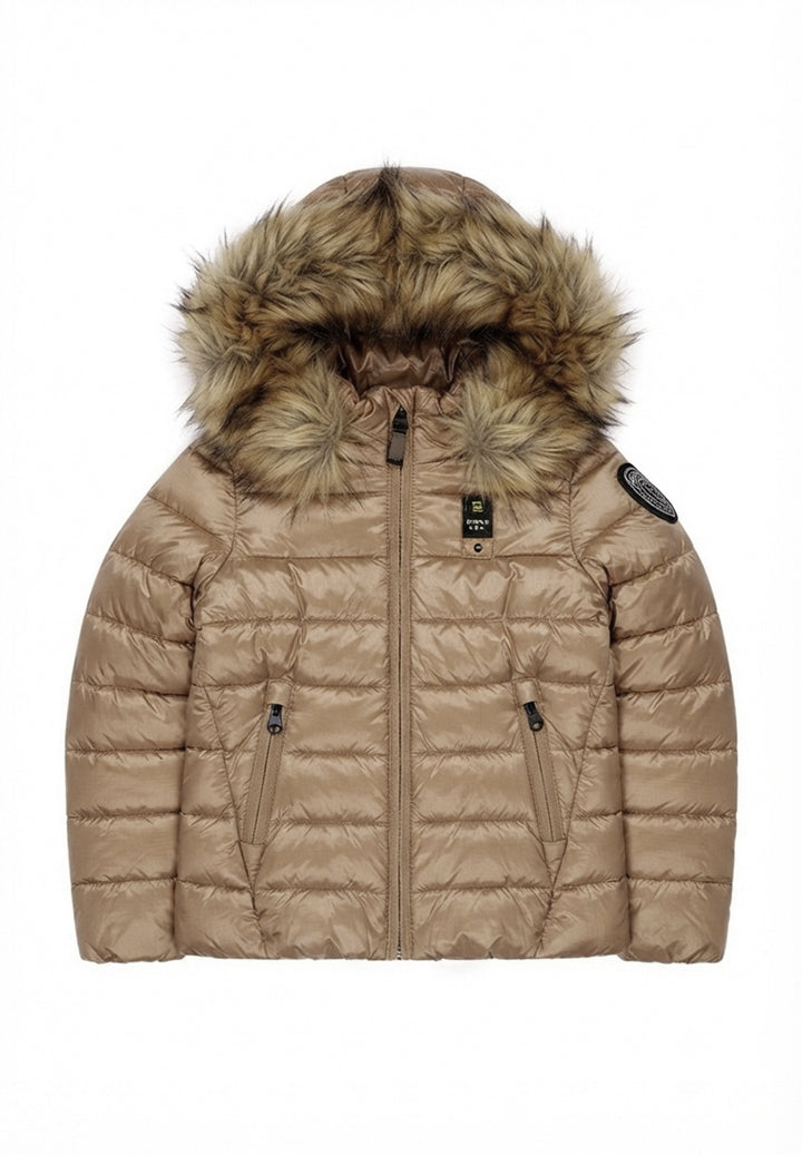 Chaqueta beige para niña