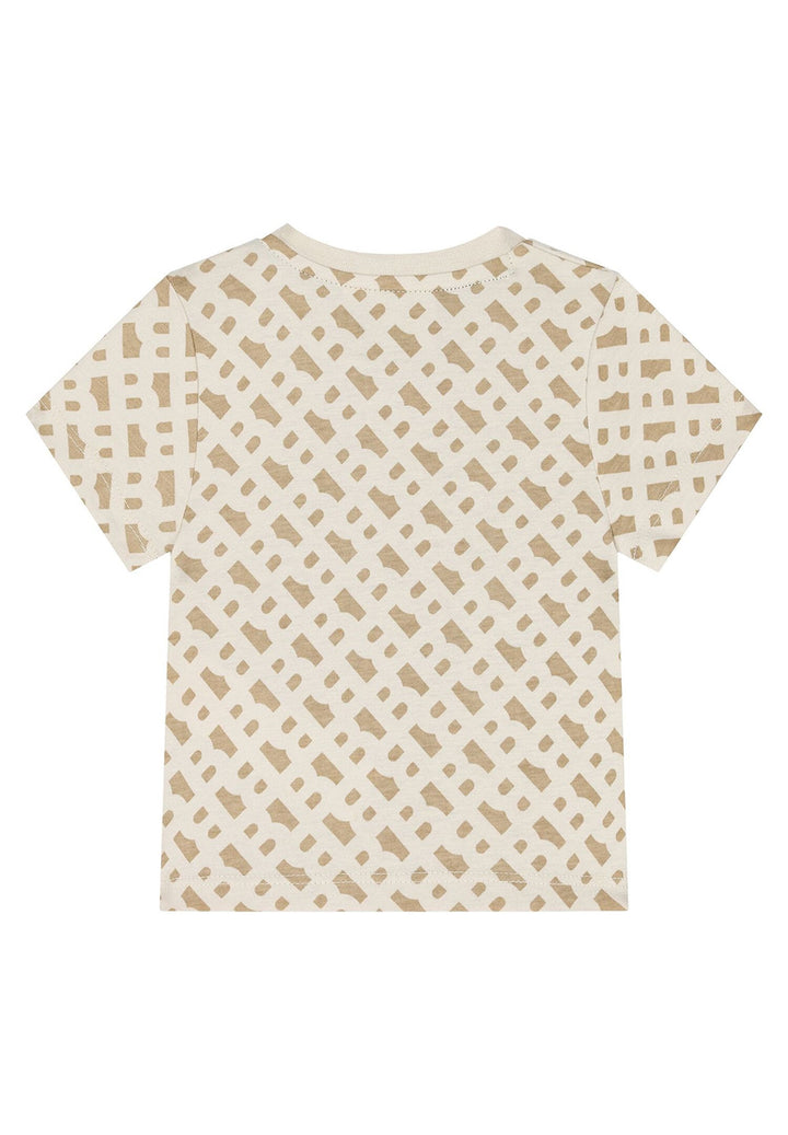 Sand-colored baby t-shirt