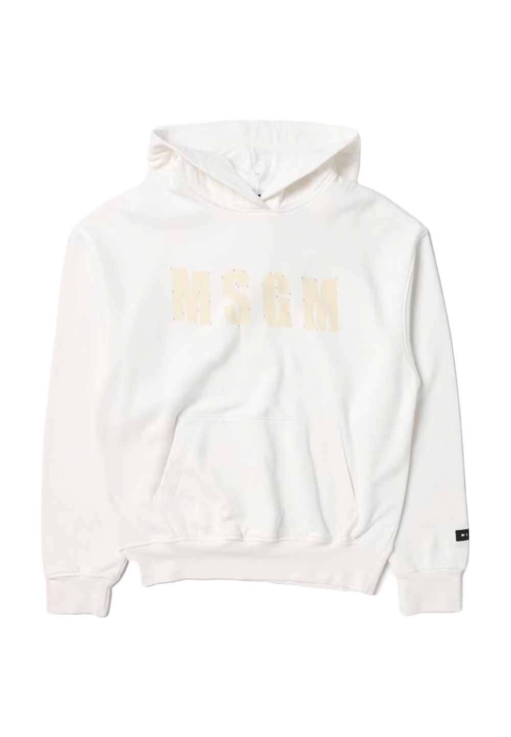 Sweat à capuche crème pour enfants