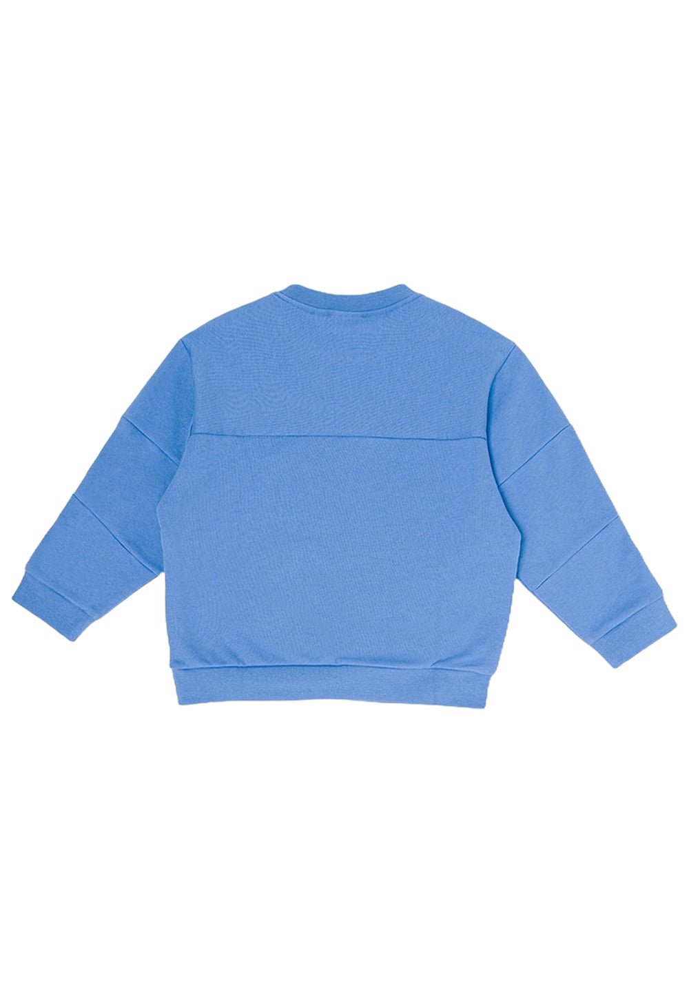 Sudadera de cuello redondo azul para niño